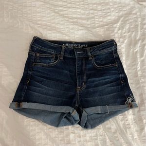 American Eagle Super Stretch High-Waisted Denim Shorts
